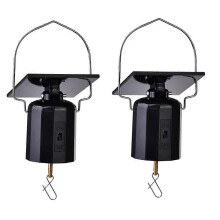 Solarbetriebener Hängemotor mit Haken für Windspiele und Gartendekoration