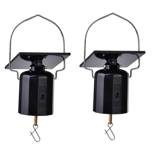 Solar Powered Hanging Rotating Motor with Hook for Wind Spinner Garden Decoration