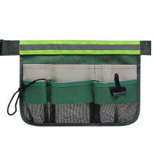 Grüne Werkzeugtasche mit verstellbarem Gurt für Elektrikerreparaturen