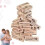 Wooden Tower Stacking Game for Couples Date Night DIY Building Blocks 48pcs Romantic Gift 1