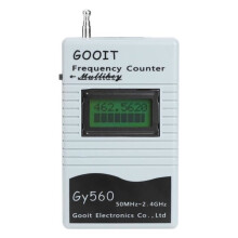 GY560 Draagbare frequentiemeter 50MHz tot 2,4GHz Tweeweg radiofrequentiemeting voor boot en auto