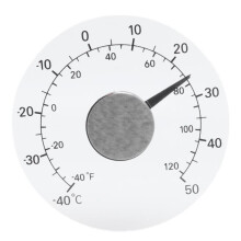 Raamthermometer, buitenthermometer, transparante waterdichte zelfklevende deur-/raamtemperatuurmeter voor thuis