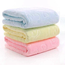 Bad- en douchehanddoeken - ZVD - Set van 3 - Superfijne vezels - Modern - Blauw/Wit/Roze