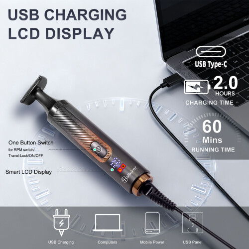 HATTEKER HT-9197 4in 1 hair trimmer eletritic shaver ipx7 1