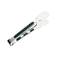Pince de cuisine en acier inoxydable de 23 cm avec embouts en silicone