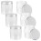 24-pack masonburkar med aluminiumlock, 250 ml matförvaring 1