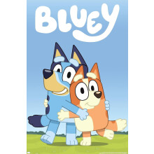 Plakat Bluey Hug Papier 200 gsm