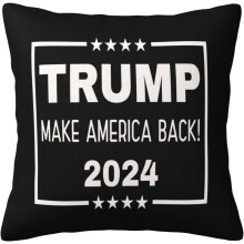 Trump2024 Kussensloop 18x18 inch Pluche Polyester