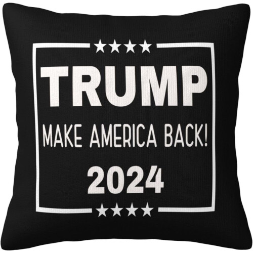 Trump2024 Kussensloop 18x18 inch Pluche Polyester