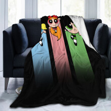 Couverture polaire en flanelle Powerpuff Girls 40 x 30 pouces