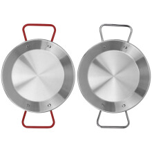 Plateau de service en acier inoxydable – 2 pièces, 20 x 20 cm