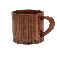 Wooden Coffee Cup Solid Wood Insulated Tea Cup 1 Piece