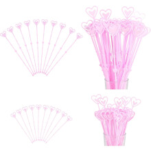 Portacarte floreali a forma di cuore – Rosa perla, 120 pezzi