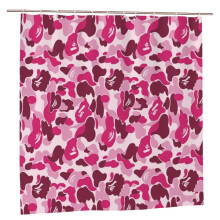 BAPE Shower Curtain 72 x 72 Inches Microfiber