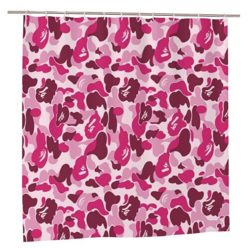 BAPE Shower Curtain 72 x 72 Inches Microfiber