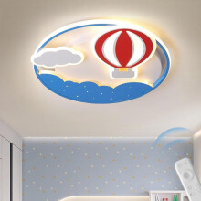 Plafonnier LED rond à motif dessin animé pour chambre d'enfant, intensité réglable avec télécommande