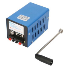 Draagbare USB-stroomgenerator met handslinger - LON - 20W uitgangsvermogen - Handmatige startmodus