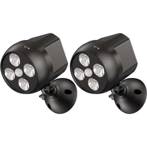 Utomhuslampa med LED-rörelsesensor, 2-pack