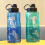 1100 ml plastic sportwaterfles met rietje 1