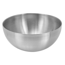 Ciotola in acciaio inox per insalata, frutta, dessert e da condividere.