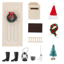 Mini-Weihnachtsornament-Set für Puppenhaus
