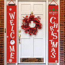 Weihnachtsbanner-Set, 32 x 180 cm, Oxford-Gewebe