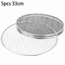 Kerek vas grillrácsok 25/28/33cm 5db