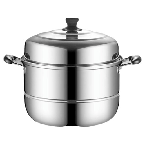 Stainless Steel Steamer Pot 28cm 300g Double Layer