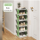 Stackable Shoe Rack Plastic Multi-Layer Storage 5-Tier 1