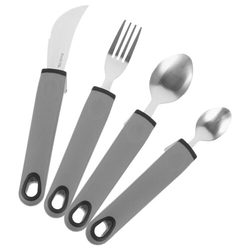Adaptive Utensils for Elderly Non-Slip Set