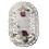 Table runner flag-shaped embroidered polyester 1 piece 1