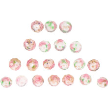 Koolleo glass flower beads for jewelry making 20 pcs