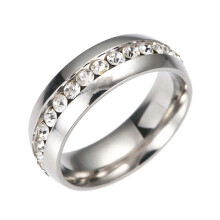 Stainless Steel Spinner Ring Polished Finish Size 8-10