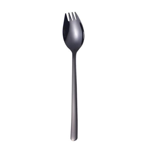 Hariumiu 2-in-1 spork spoon fork black