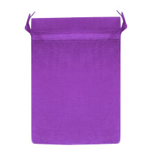 Sachets en gaze violette 7 x 9 cm, lot de 30