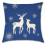Kerst sneeuwpop kussensloop vierkant 18x18 inch 1