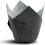 Tulip Paper Baking Cups Black 300 Count 1