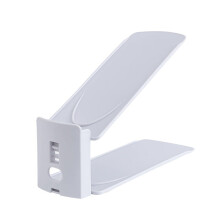 Shoe Display Stand Rack White Leather Shoe Shelf 1 Pack