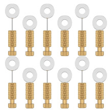 Aiguilles de positionnement pour sutures en cuir, 12 pièces, 12 mm et 18 mm