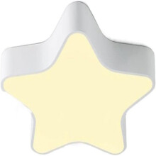 Plafonnier LED 30 cm, motif étoiles blanches, intensité réglable, idéal pour chambre d'enfant