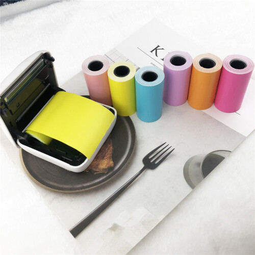 Multicolour 57x30mm Thermal Sticker Roll 1