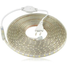 LED-strip - SMD 5050 - 220V - 3M - Koel wit - Flexibel en waterdicht