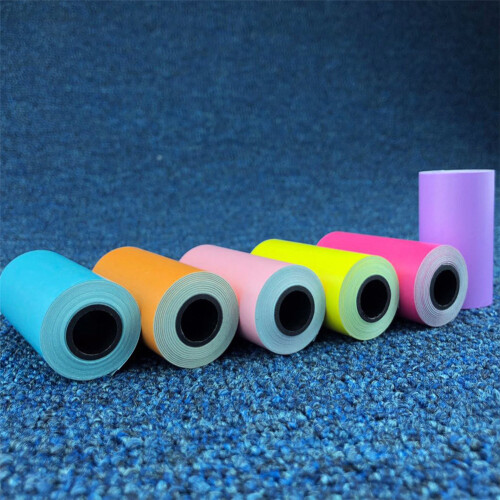 Multicolour 57x30mm Thermal Sticker Roll 2