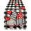 Linen Valentine's Day Table Runner 33 x 120 cm 1