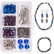Glass Beading Kit with Lobster Clasp – 142pcs