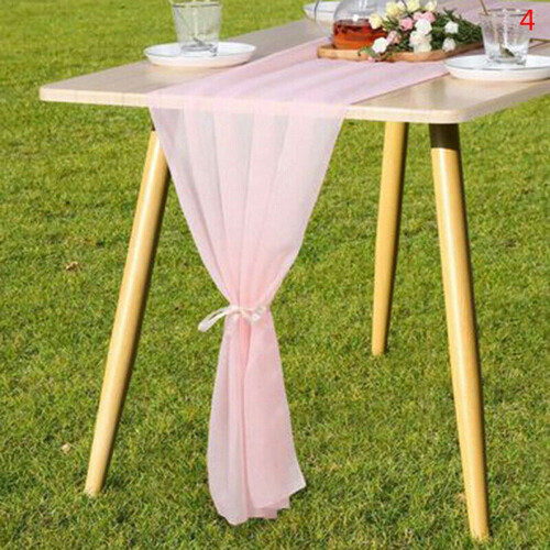 Chiffon-Tischläufer 30x300cm oder 70x300cm
