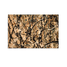Jackson Pollock absztrakt vászonkép