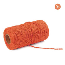 Cotton Macramé Cord Rope 2 mm x 100 m Orange