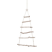 Décoration de Noël triangulaire en bois XIUH