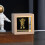 Veilleuse boule de cristal carrée – Gravure 3D, USB 1